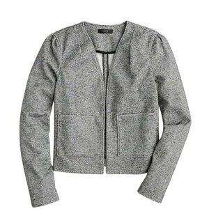 J.Crew 365 Bouclé Open‑Front Tweed Like Blazer Jacket Style J 7988 Size XL